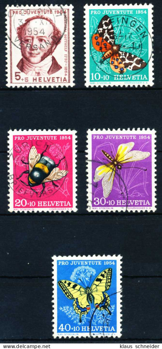 SCHWEIZ PRO JUVENTUTE Nr 602-606 Gestempelt X54BB5E - Used Stamps