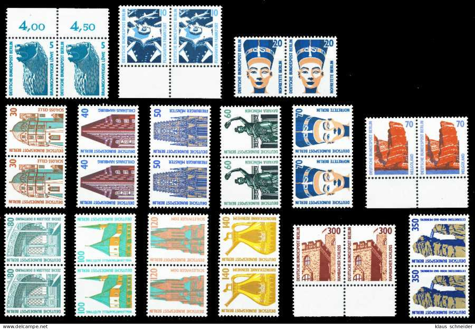 BERLIN DS SEHENSW Nr 793-WP-874-WP Postfrisch X5C831E - Unused Stamps