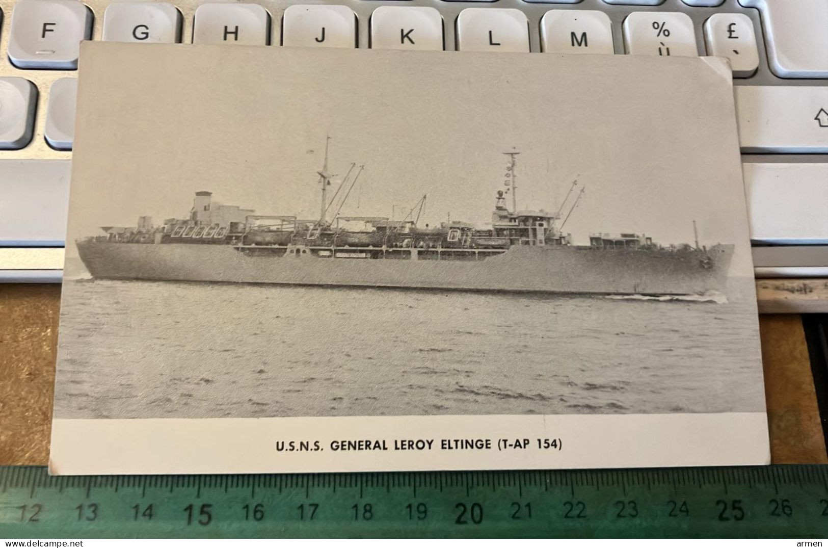 Real Photo Bateau Navire Naval Commercial Ship  General Leroy - Post Card - Boten