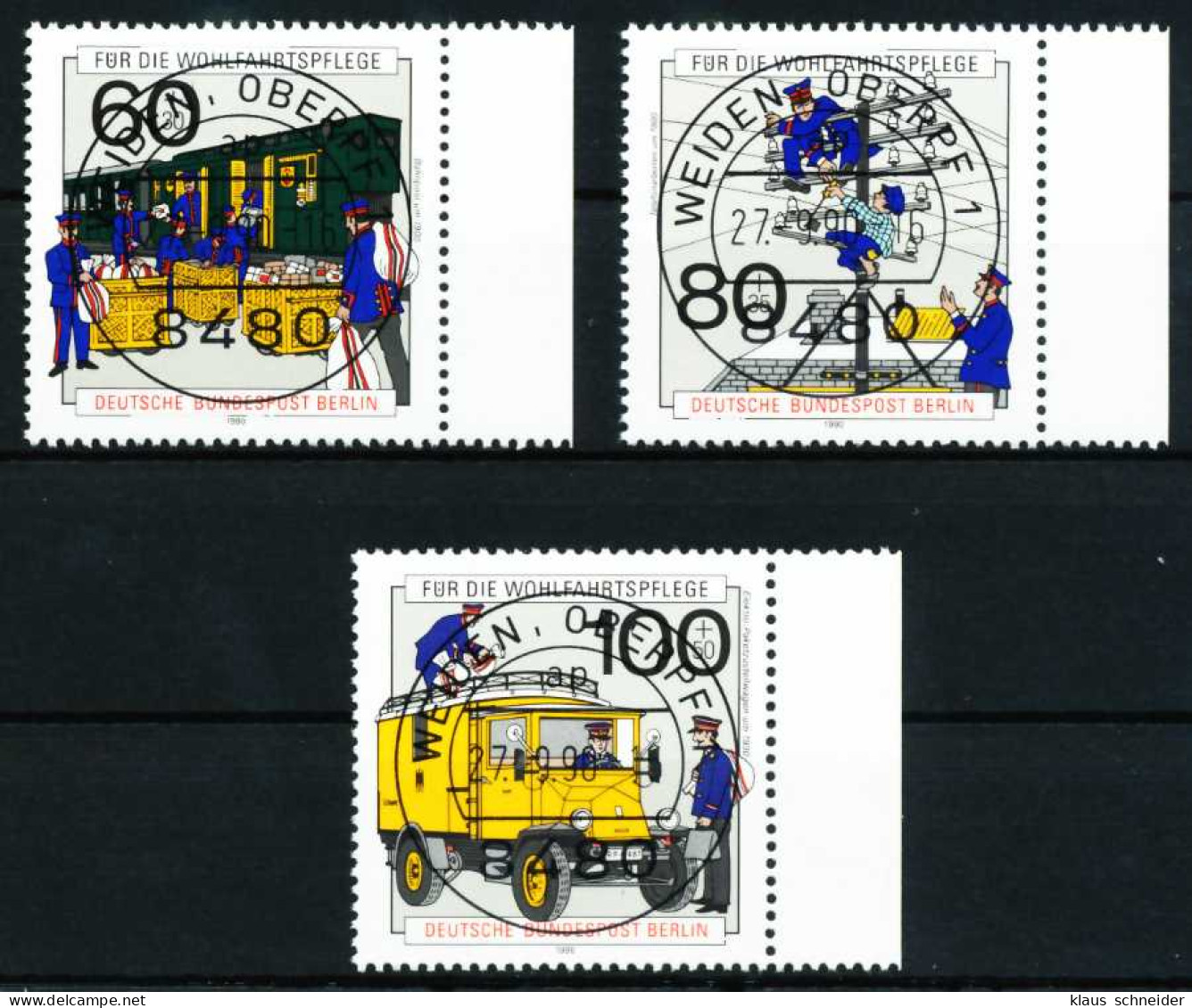 BERLIN 1990 Nr 876-878 Gestempelt X629E6A - Used Stamps