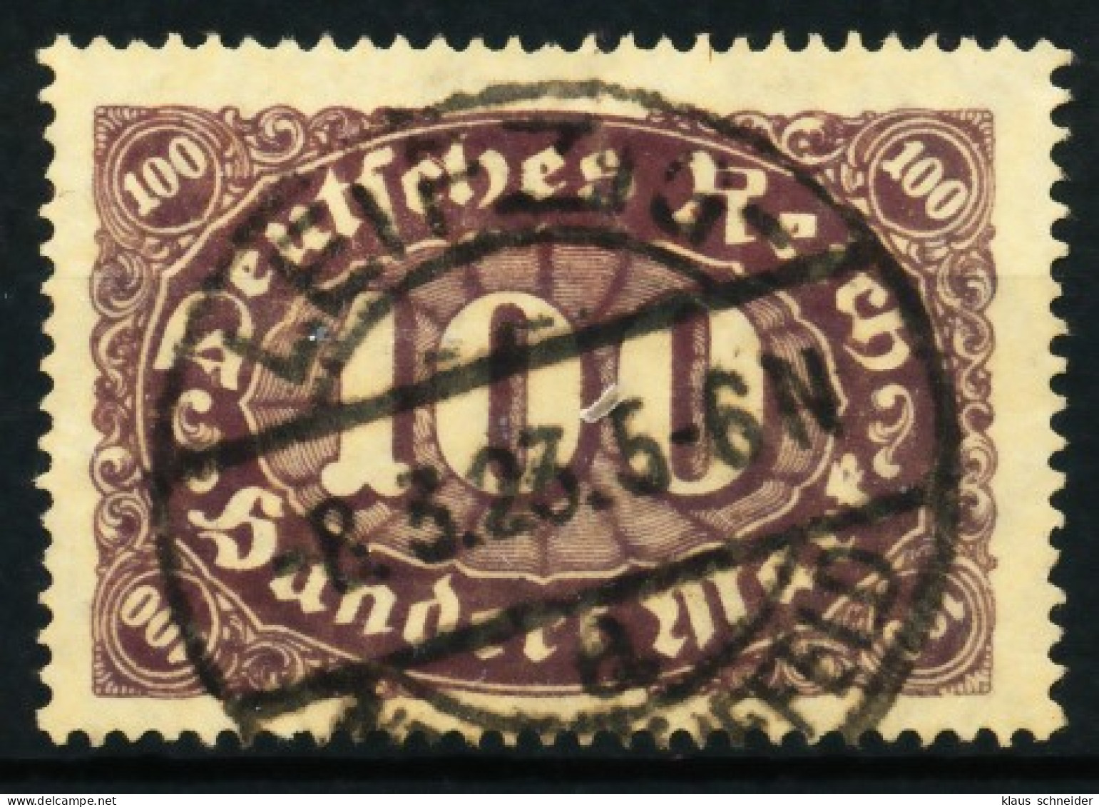 D-REICH INFLA Nr 219 Zentrisch Gestempelt X69BB76 - Used Stamps