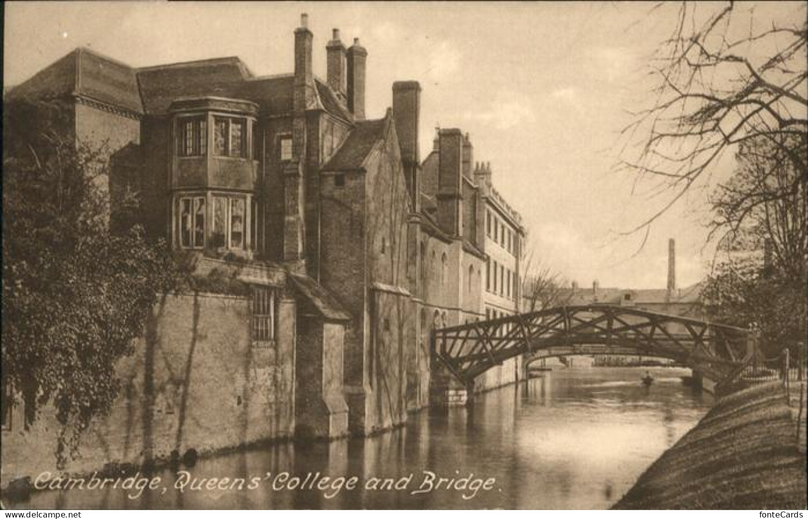 10990573 Cambridge Cambridgeshire Queens College Bridge  Cambridge - Sonstige & Ohne Zuordnung