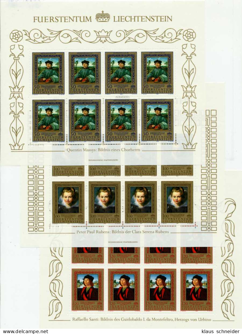 LIECHTENSTEIN 1985 Nr 881KB-883KB Postfrisch X707F0A - Unused Stamps