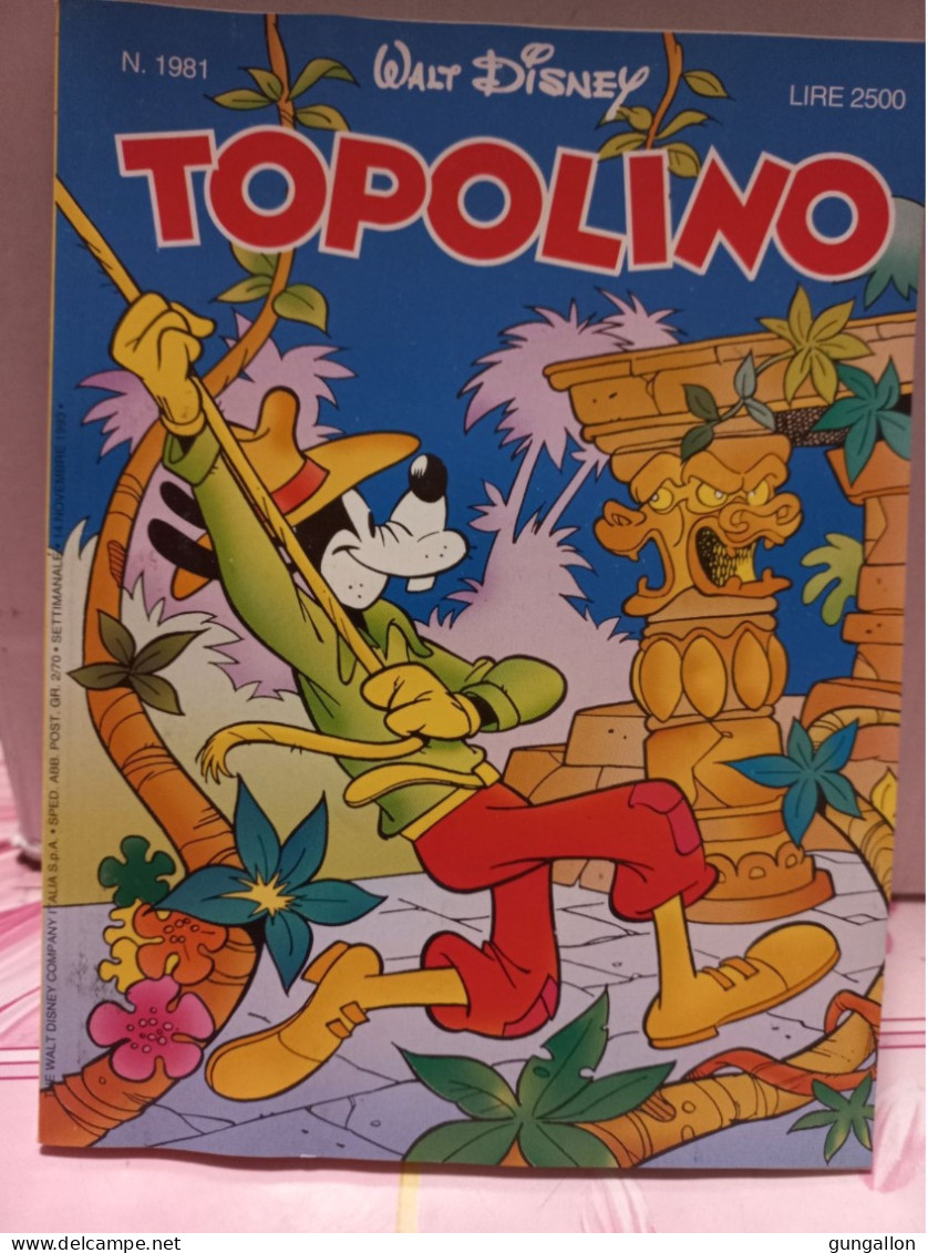 Topolino (Mondadori 1993) N. 1981 - Disney