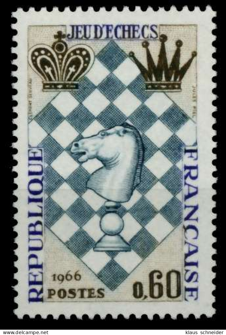 FRANKREICH 1966 Nr 1542 Postfrisch S028096 - Unused Stamps