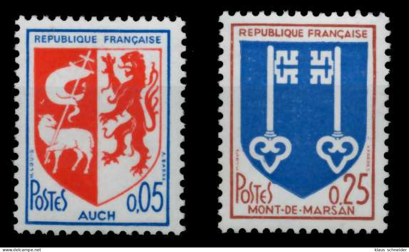 FRANKREICH 1966 Nr 1534-1535 Postfrisch X88DE7A - Unused Stamps