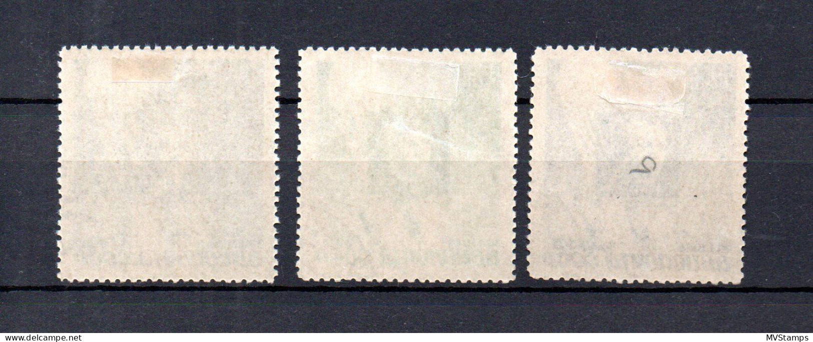 Russia 1944 Old Set Airmail Stratosphere Stamps (Michel 892/94) Nice Used - Used Stamps