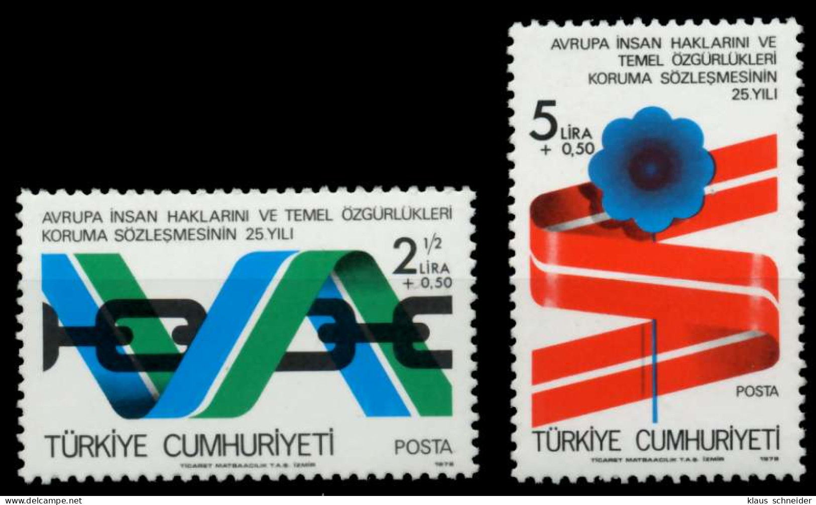 TÜRKEI 1978 Nr 2463-2464 Postfrisch S041172 - Unused Stamps