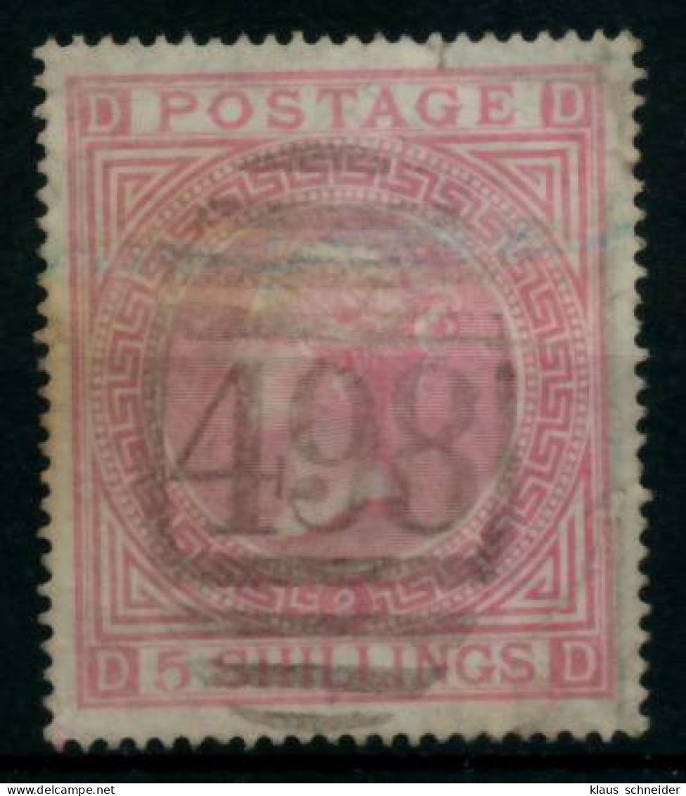 GROSSBRITANNIEN 1840-1901 Nr 35 PL2 Gestempelt X69FB12 - Used Stamps