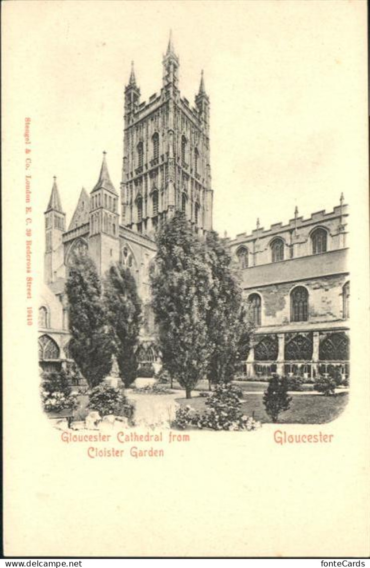 10990405 Gloucester Cathedral Cloister Garden Gloucester - Autres & Non Classés