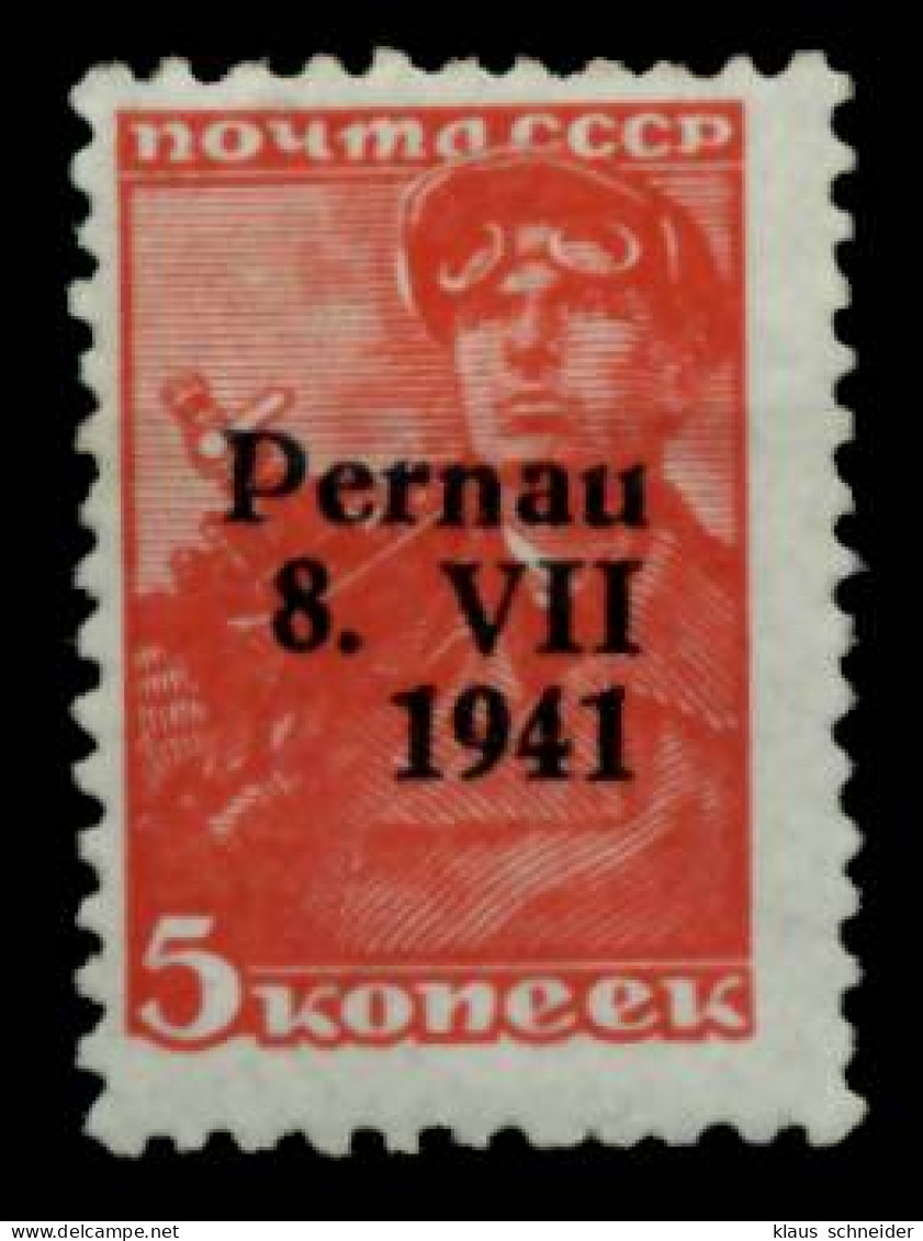 BES. 2WK ESTLAND PERNAU Nr 5I Postfrisch X6B273A - Occupation 1938-45