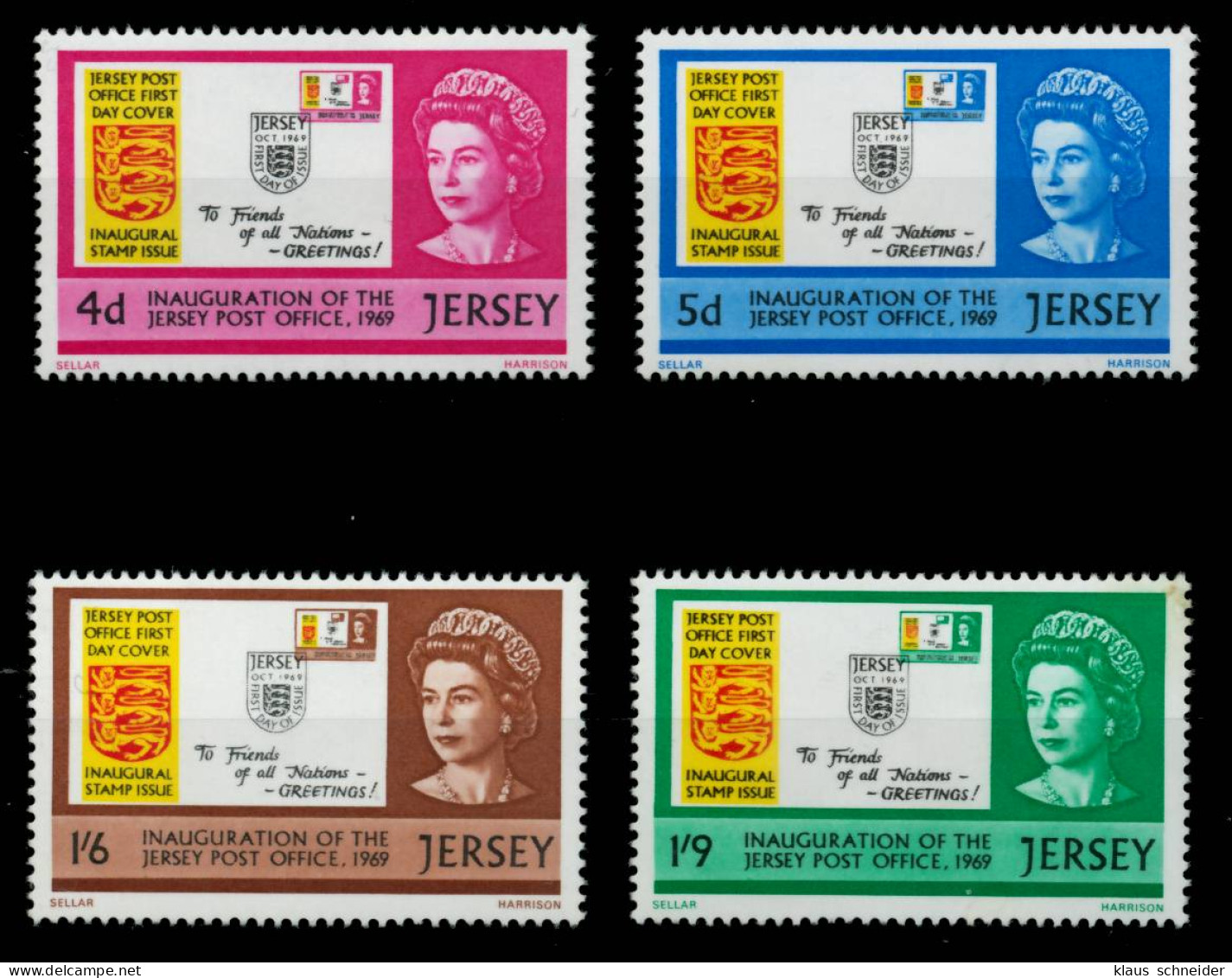 JERSEY Nr 22-25 Postfrisch X6C17F6 - Jersey