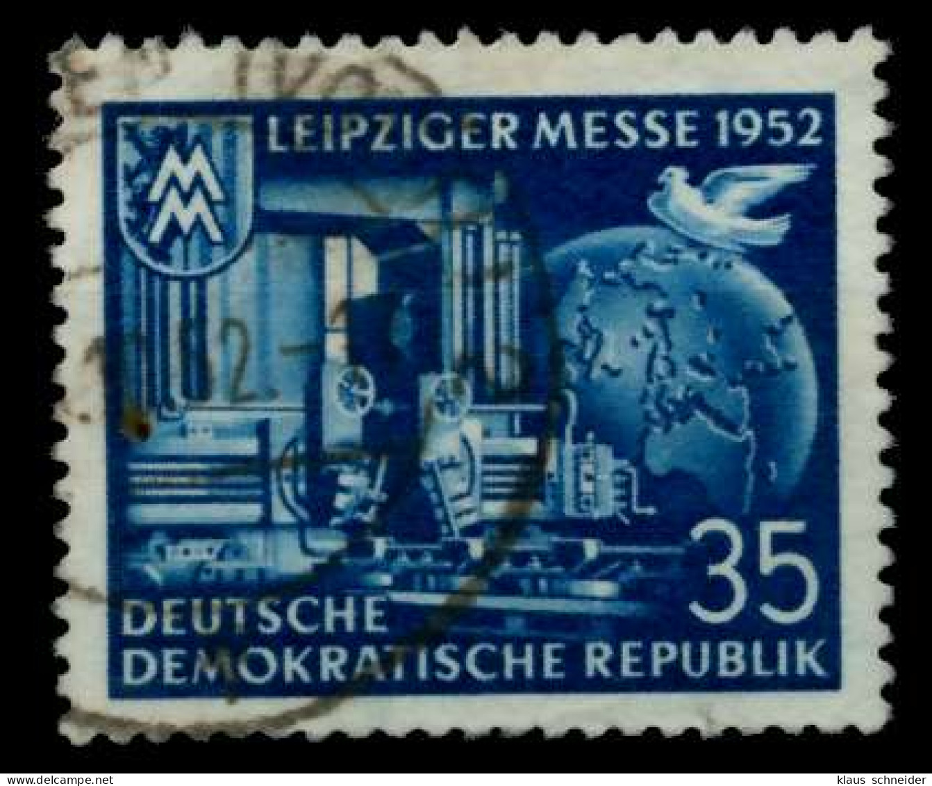 DDR 1952 Nr 316XII Gestempelt X6C6B96 - Gebraucht