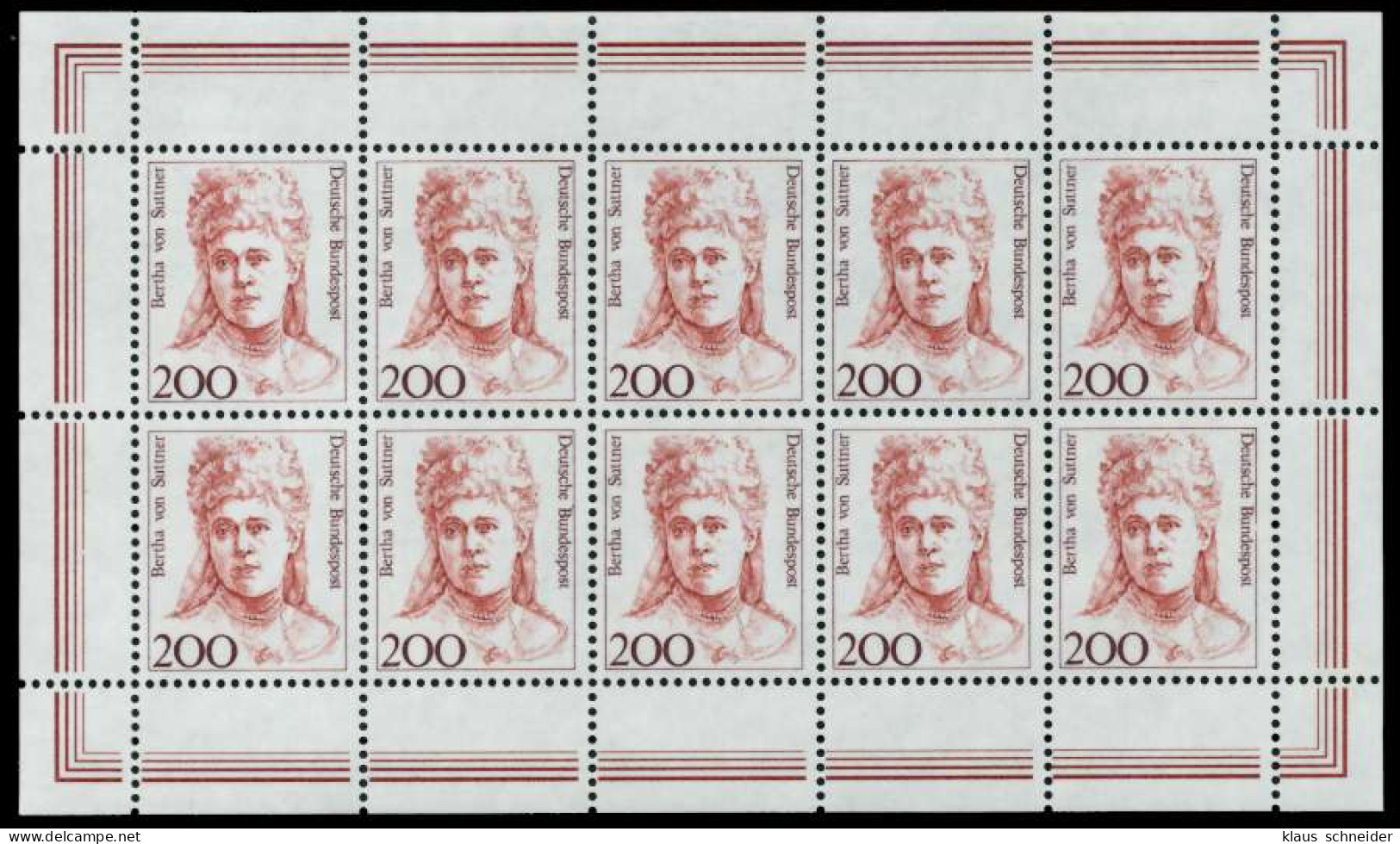 BRD BUND DS FRAUEN Nr 1498 Postfrisch KLEINBG X6C9B3E - Unused Stamps