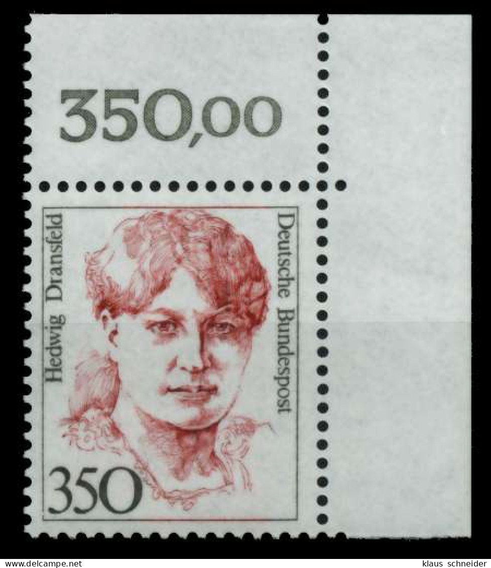 BRD DS FRAUEN Nr 1393 Postfrisch ECKE-ORE X6C9CA6 - Unused Stamps