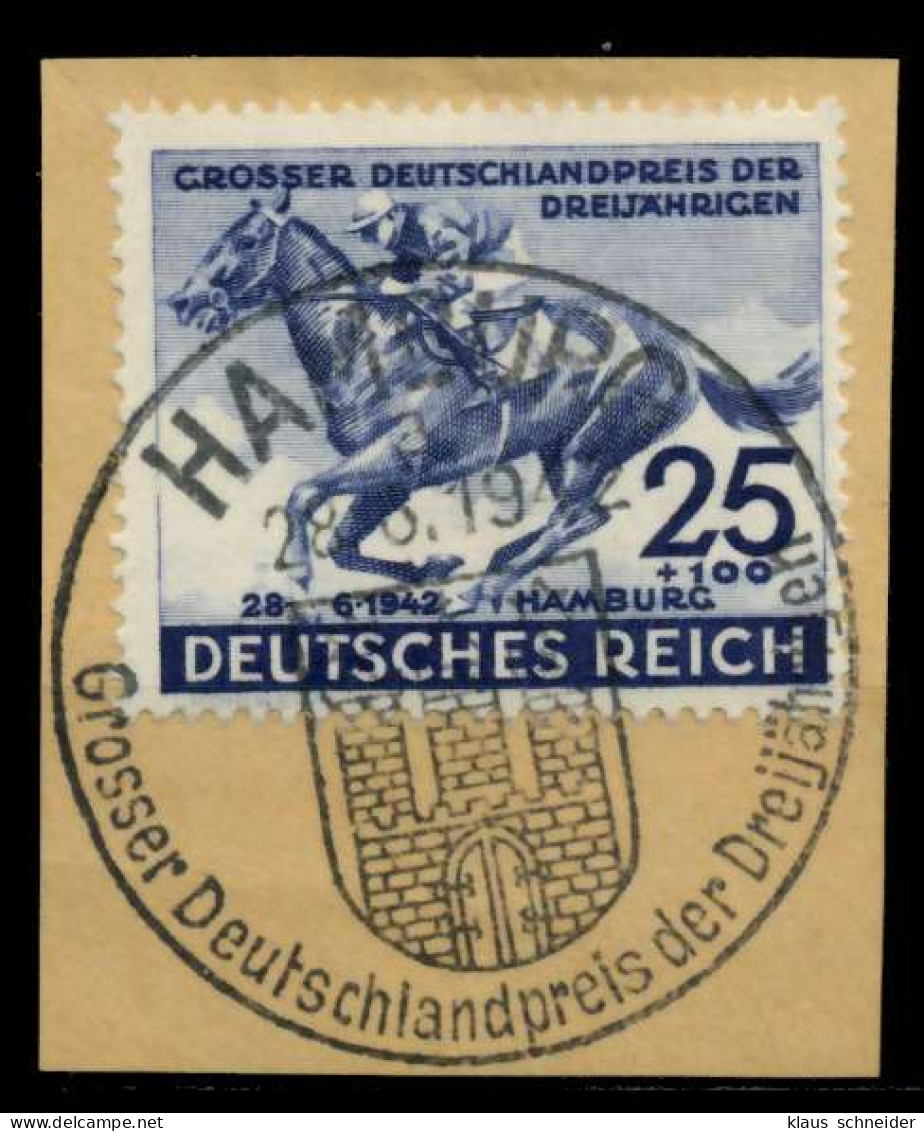 3. REICH 1942 Nr 814 Zentrisch Gestempelt Briefstück X6F268E - Used Stamps