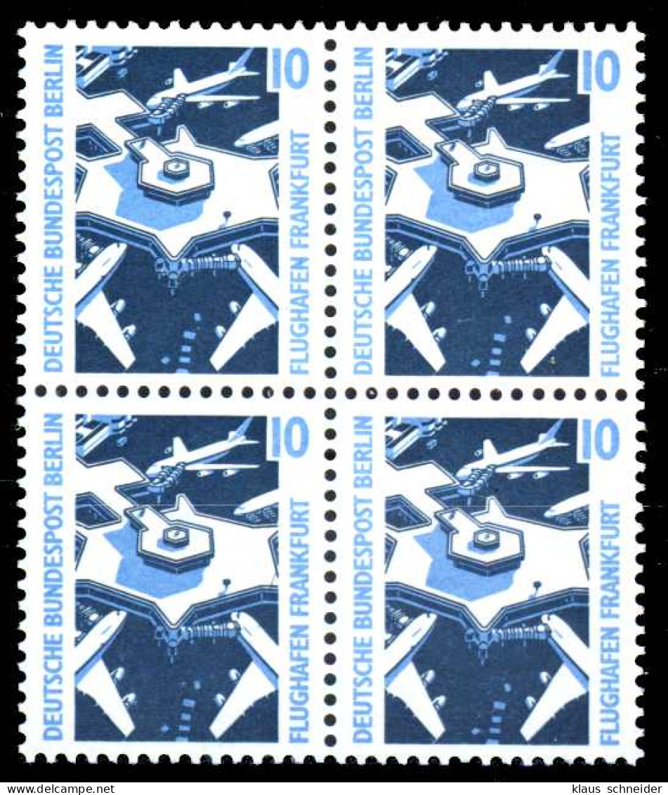 BERLIN DS SEHENSW Nr 798 Postfrisch VIERERBLOCK S275786 - Unused Stamps
