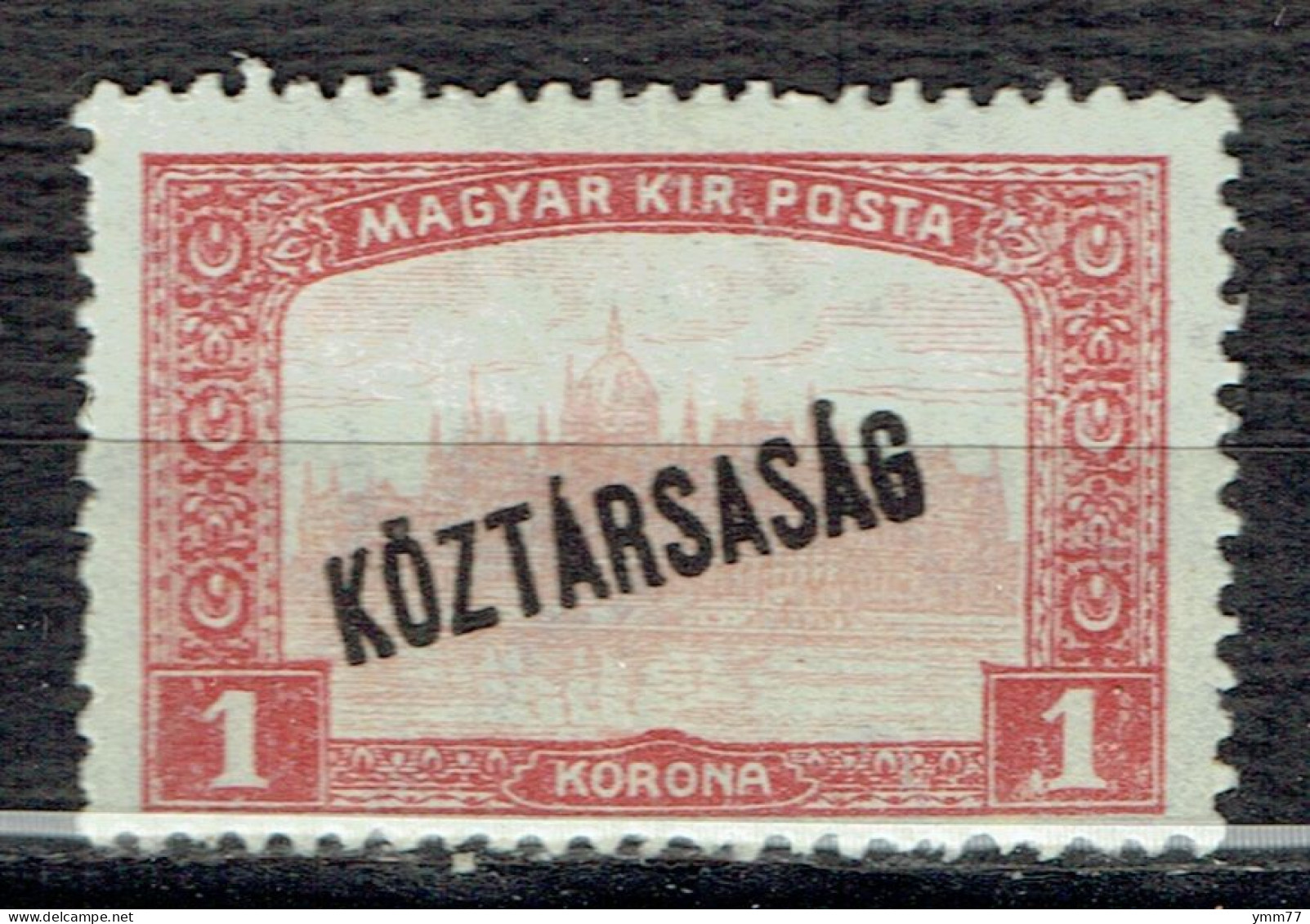 Timbre De Hongrie Surchagé "REPUBLIQUE" - Unused Stamps