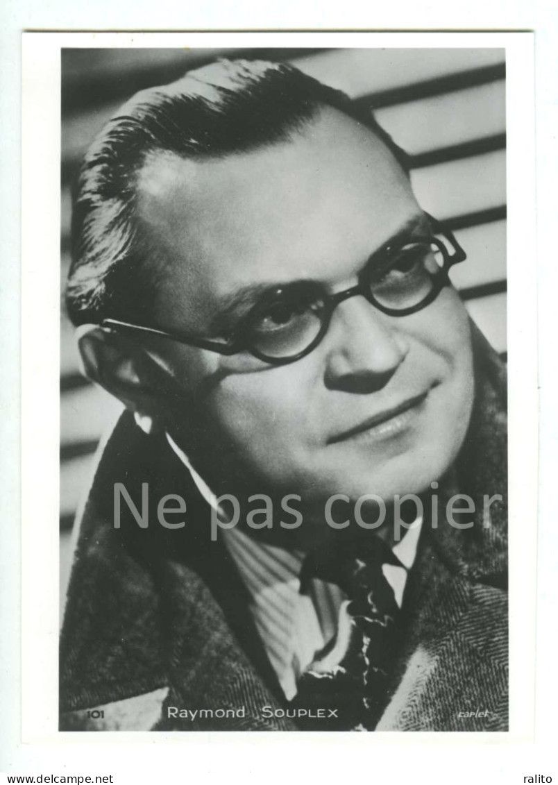 RAYMOND SOUPLEX Vers 1950 Photo 16 X 10 Cm Comédien Acteur Bourrel - Berühmtheiten
