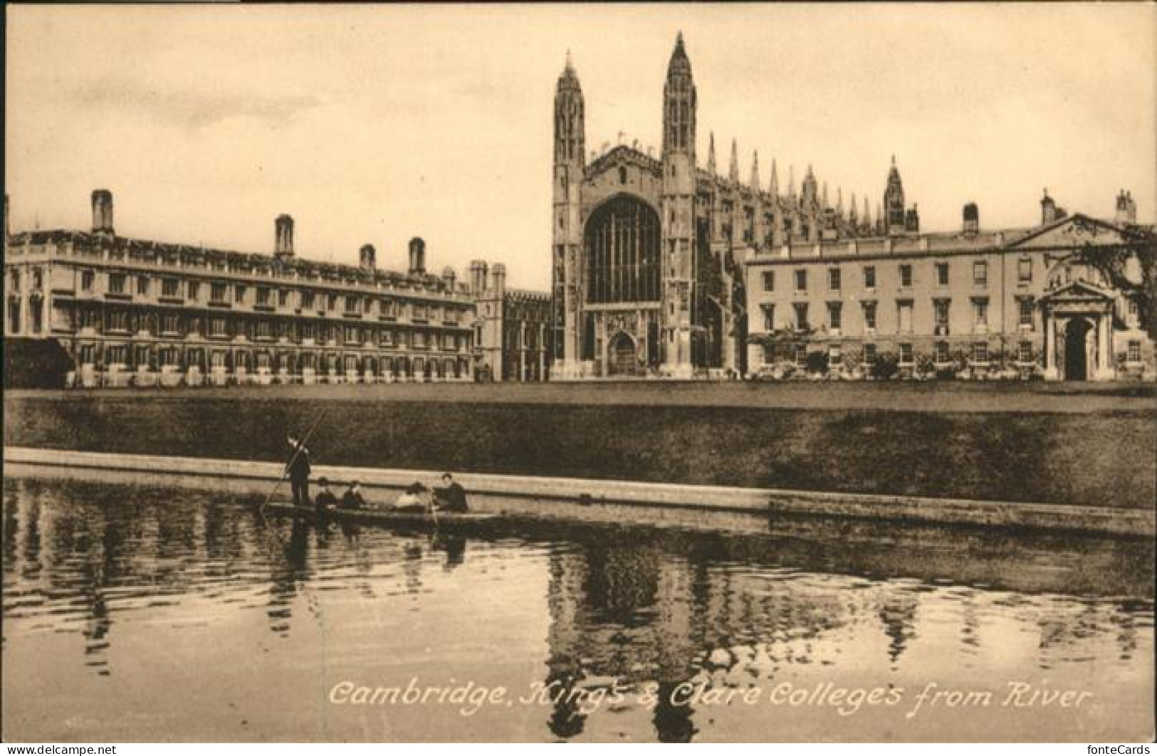 10990261 Cambridge Cambridgeshire Kings Clare Colleges River Cambridge - Other & Unclassified