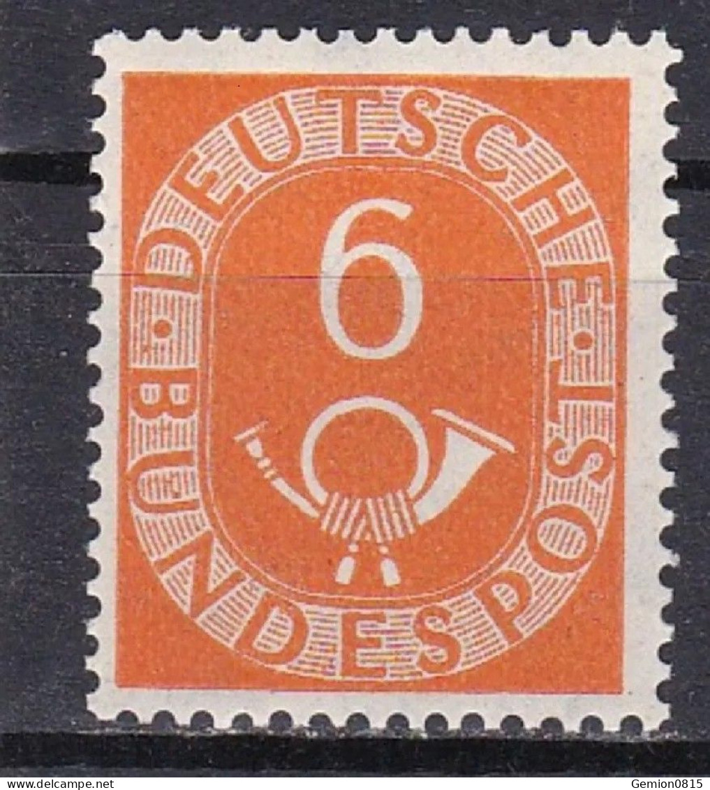 Bund BRD Nr 126Z Sauber Postfrisch Tiefst Geprüft Schlegel Berlin - Unused Stamps