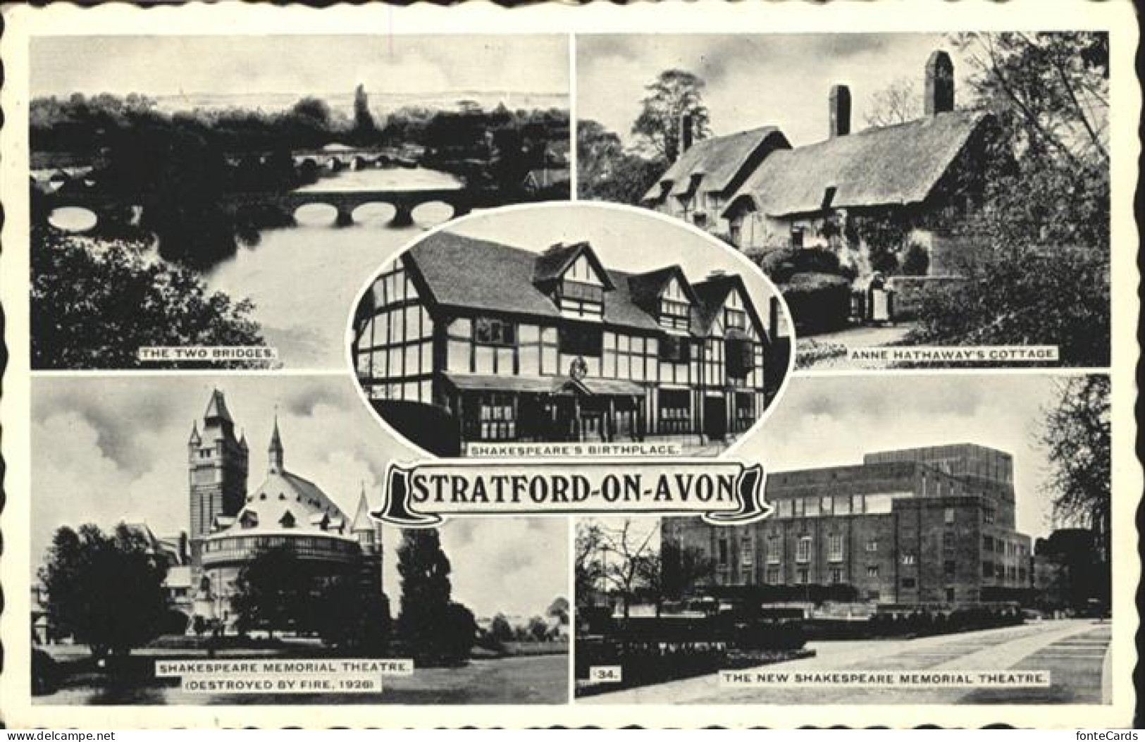 10990180 Stratford-on-Avon Bridge Theater  Stratford-on-Avon - Autres & Non Classés