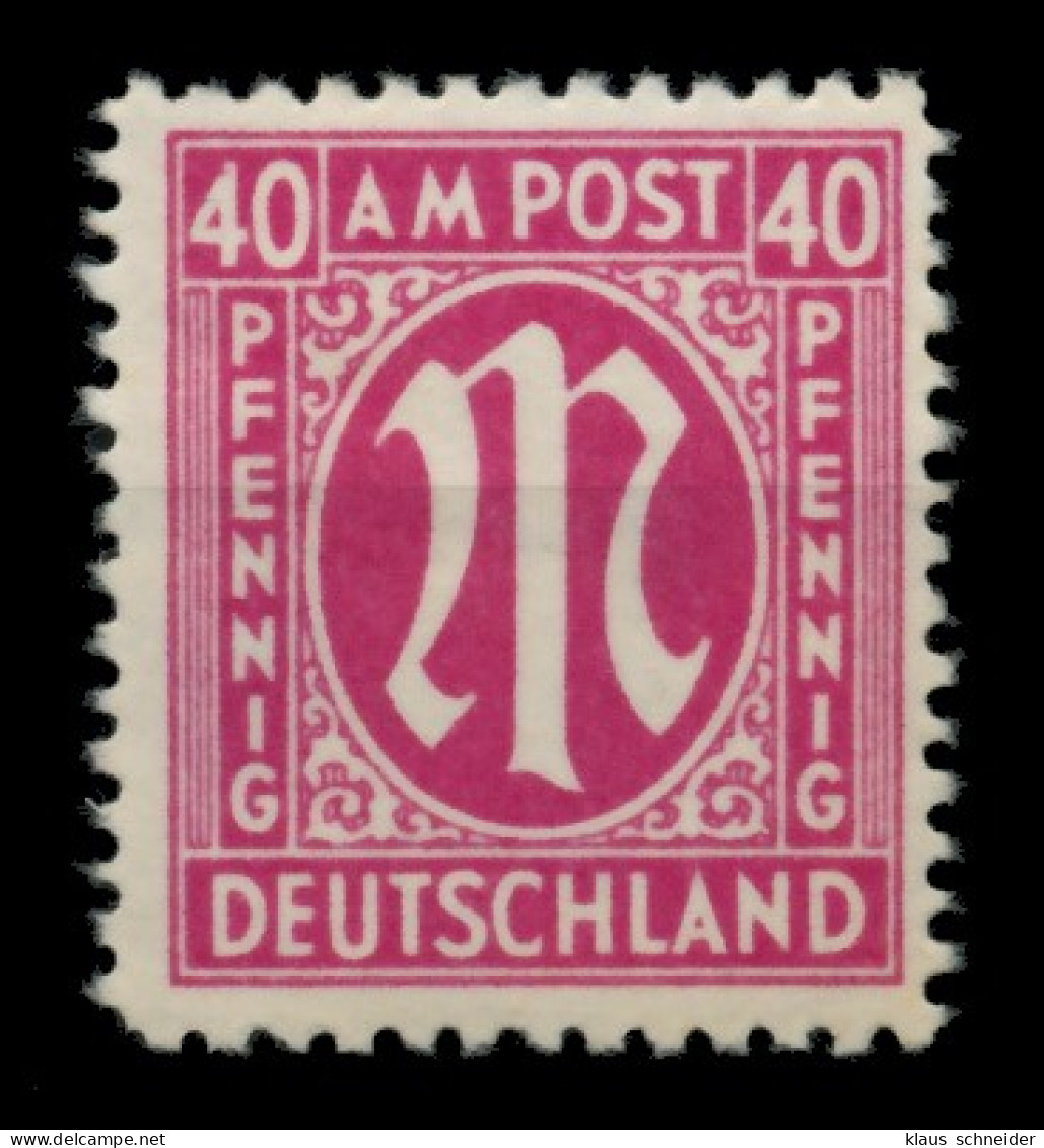 BIZONE AM-POST Nr 30dBz Postfrisch X765106 - Ungebraucht