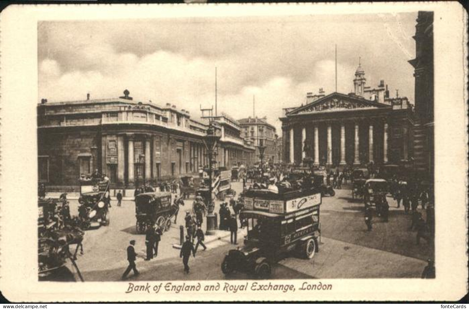 10990167 London Bank Of England Royal Exchange Kutsche - Other & Unclassified