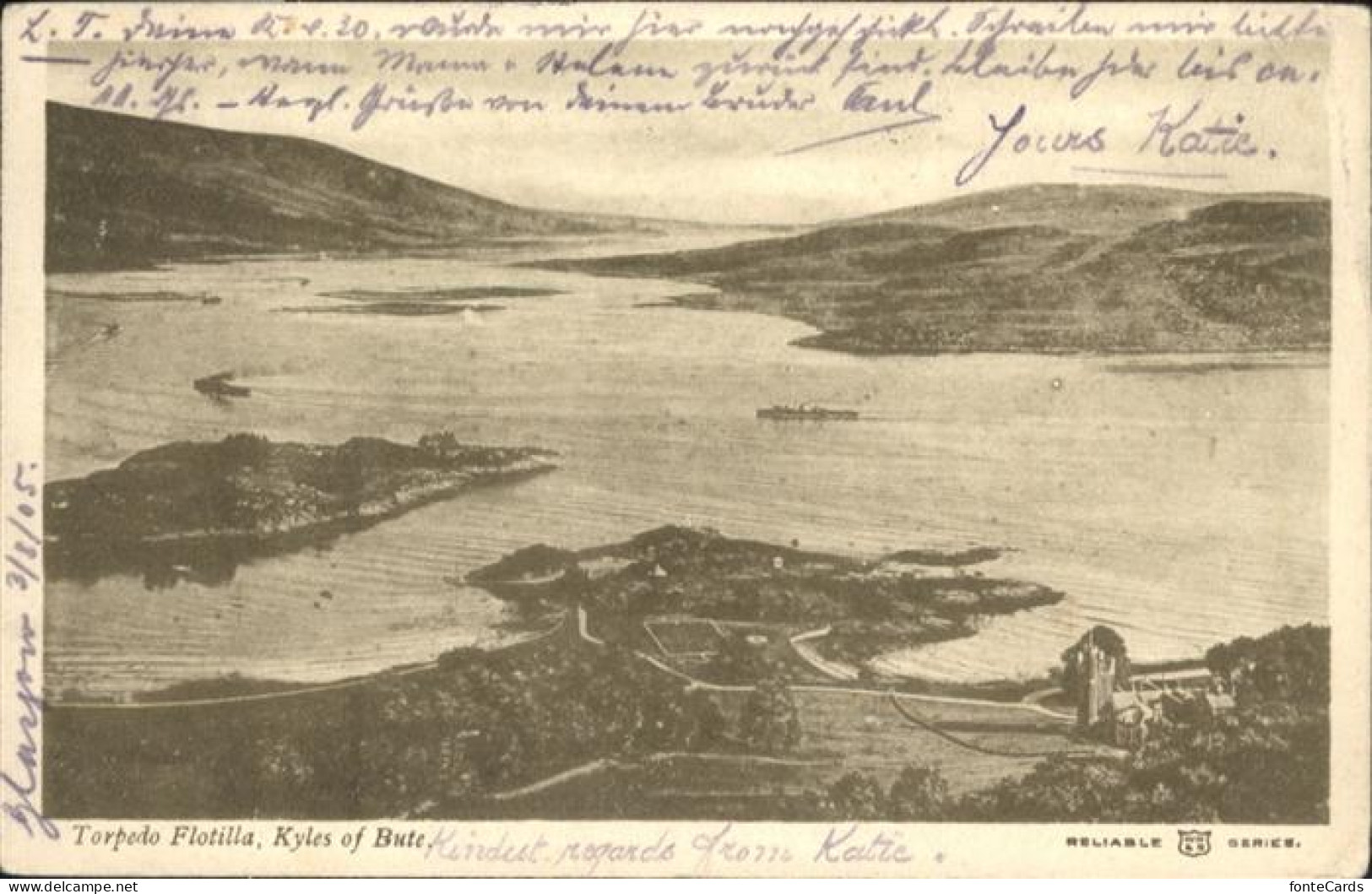 10990143 Bute Firth Clyde Torpeto Flotilla Kyles Of Bute Argyll & The Islands LE - Autres & Non Classés