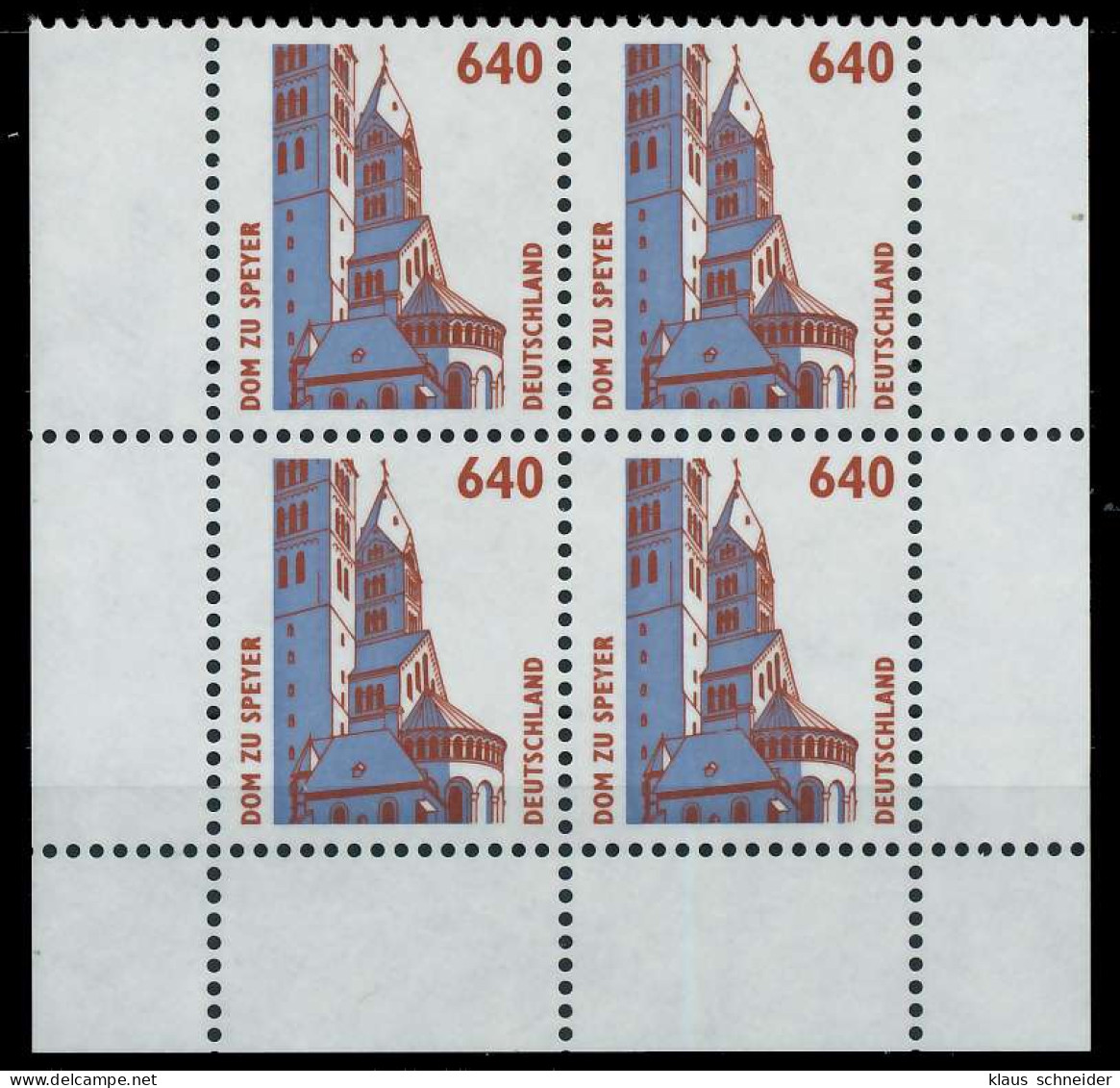 BRD DS SEHENSW Nr 1811 Postfrisch VIERERBLOCK URA S505DBA - Unused Stamps