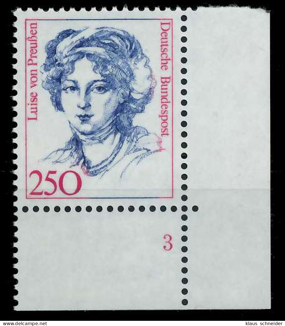 BRD DS FRAUEN Nr 1428 Postfrisch FORMNUMMER 3 X7D4D22 - Unused Stamps