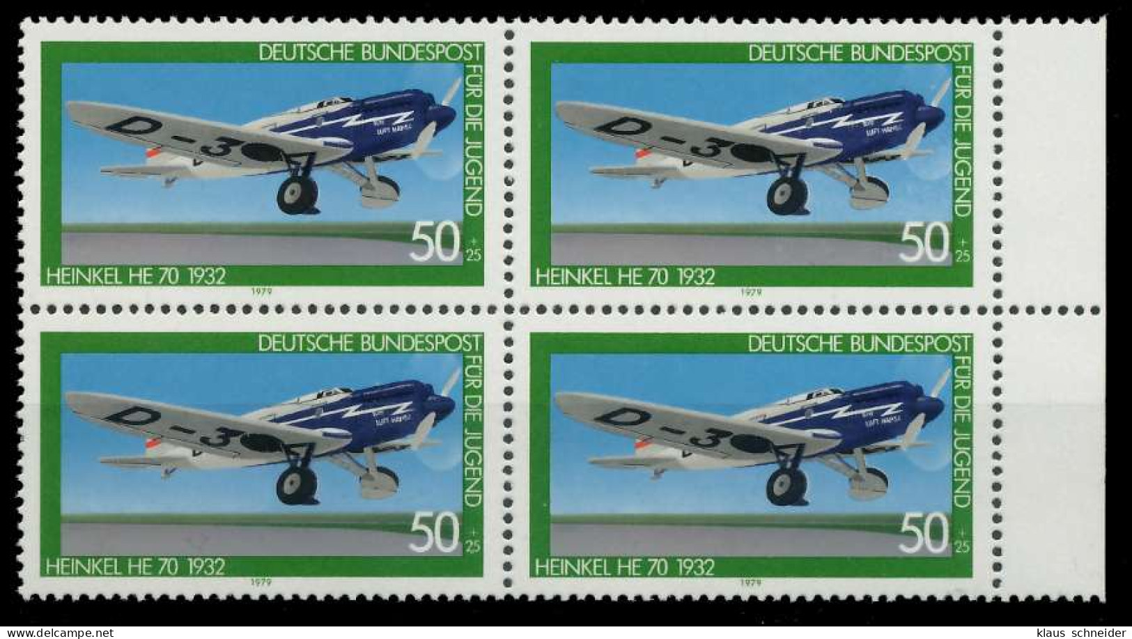 BRD 1979 Nr 1006 Postfrisch VIERERBLOCK SRA X7EB18E - Unused Stamps