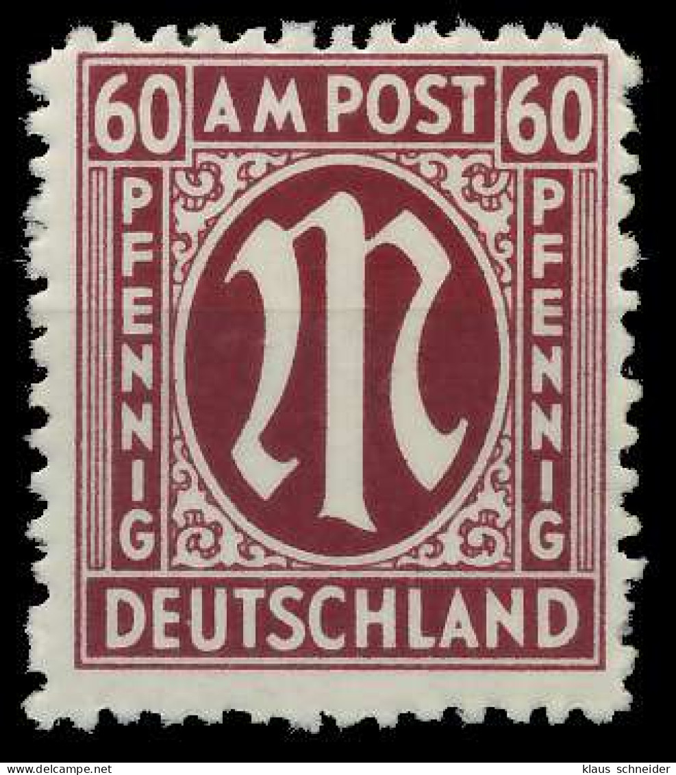 BIZONE AM-POST Nr 33bCz Postfrisch X81E476 - Nuevos