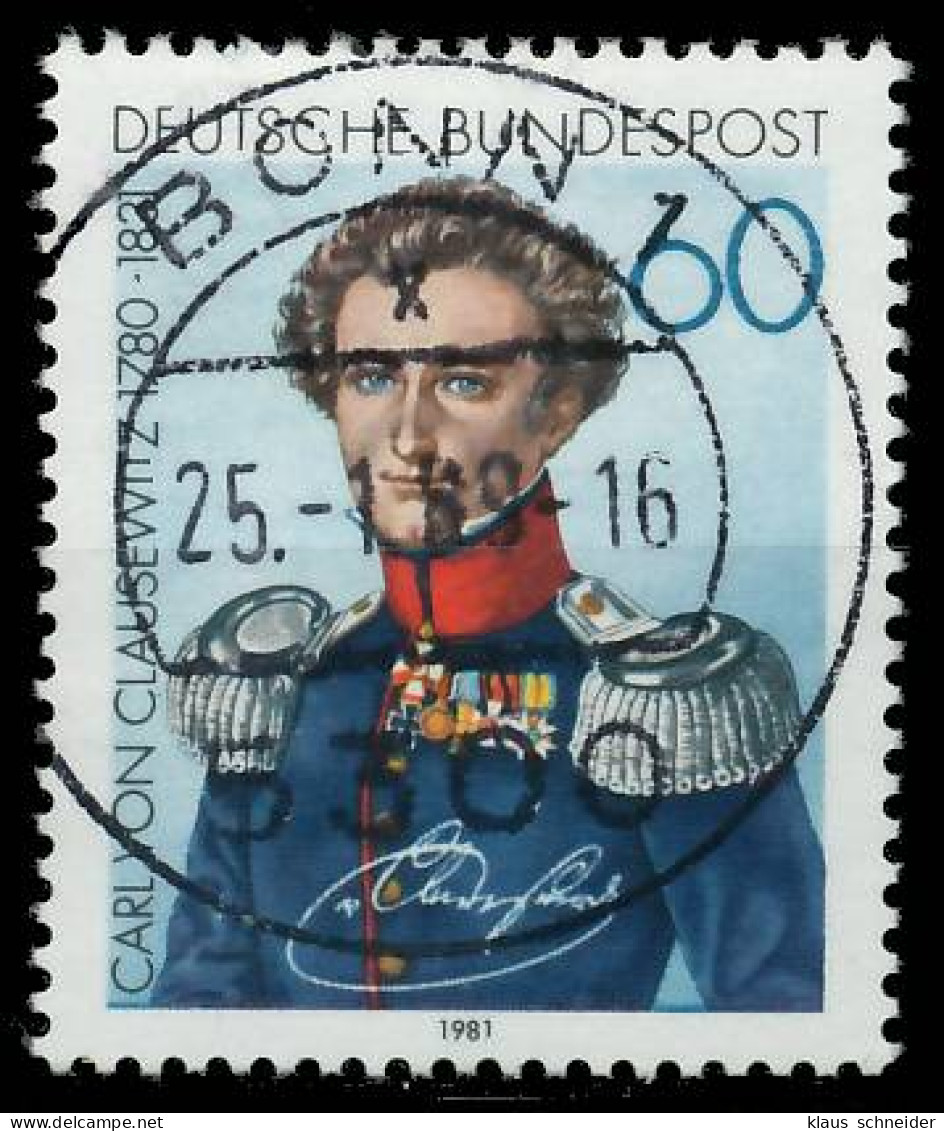 BRD 1981 Nr 1115 Zentrisch Gestempelt X82630A - Used Stamps