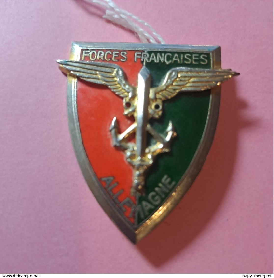 Forces Françaises En Allemagne - Andor G.6610 émail Dos Losangé - Army