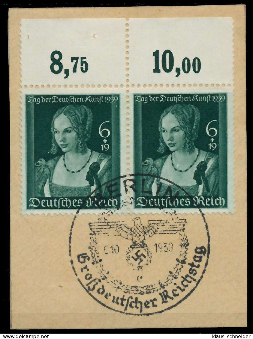 DEUTSCHES REICH 1939 Nr 700 Zentrisch Gestempelt Briefstück WAAGR X8B021A - Usados