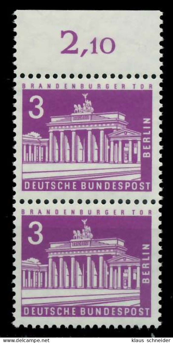 BERLIN DS BAUTEN 2 Nr 231 Postfrisch SENKR PAAR ORA X8ED67A - Ongebruikt
