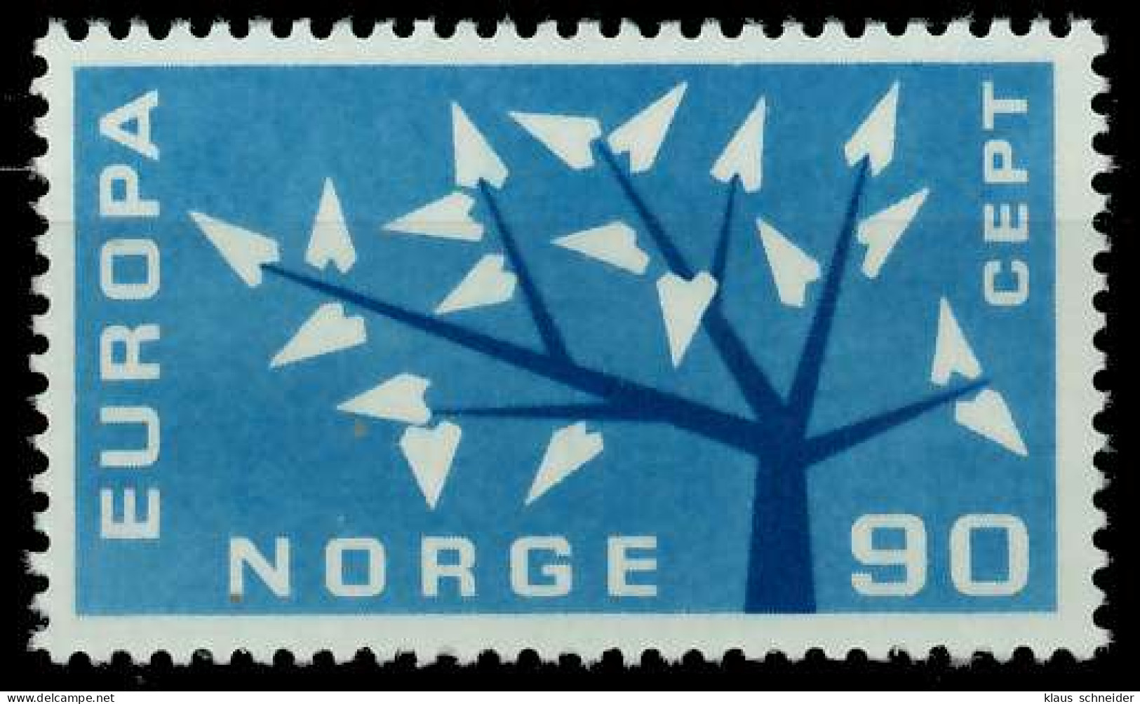 NORWEGEN 1962 Nr 477 Postfrisch SA1DDDA - Unused Stamps