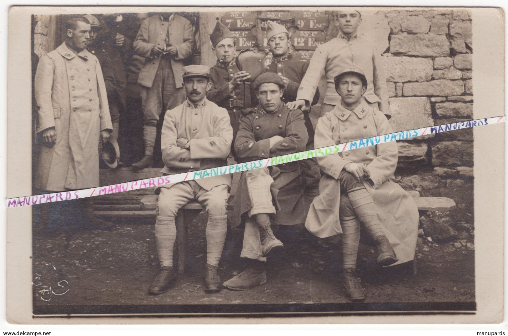 1915 - 1919 / CARTE PHOTO / 15e RI ( ALBI ) / 15e REGIMENT D'INFANTERIE / POILUS / 1914 - 1918 - War, Military