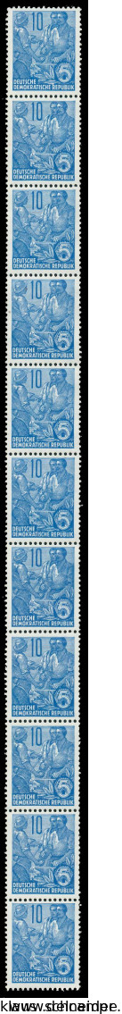 DDR DS 5-JAHRPLAN Nr 578BR Postfrisch 11ER STR SAA24B2 - Unused Stamps
