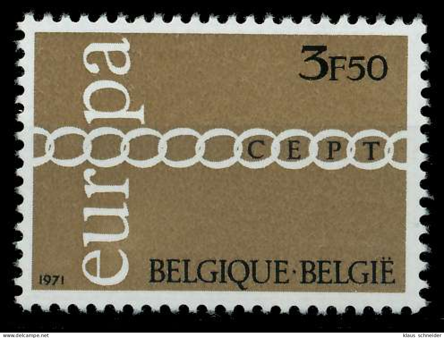 BELGIEN 1971 Nr 1633 Postfrisch SAAA7A2 - Unused Stamps