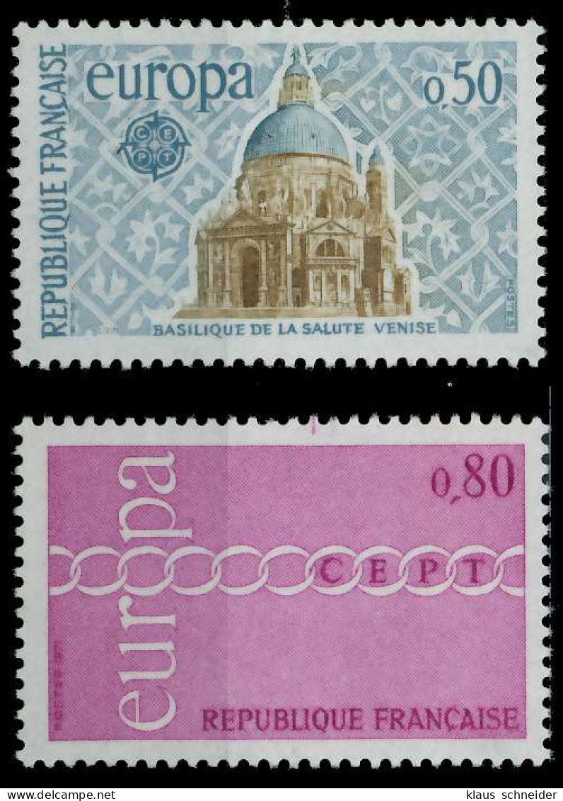 FRANKREICH 1971 Nr 1748-1749 Postfrisch SAAA7EA - Unused Stamps