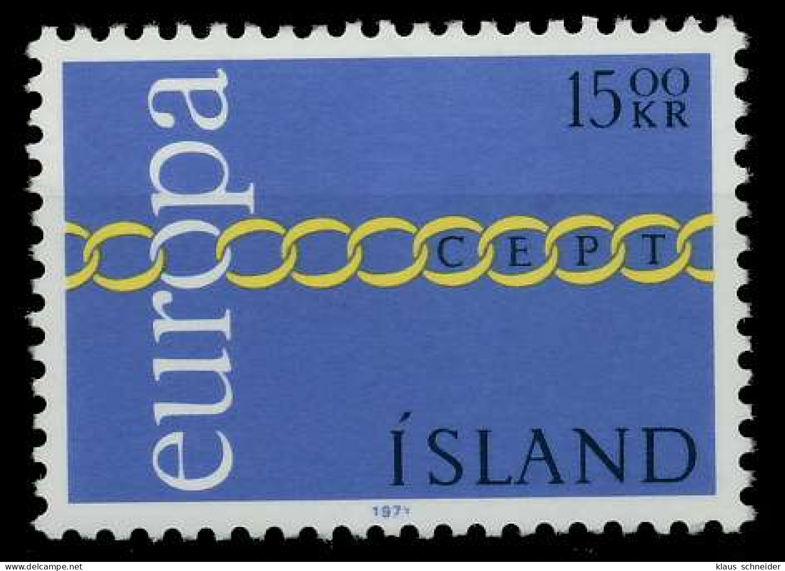 ISLAND 1971 Nr 452 Postfrisch SAAA85A - Neufs