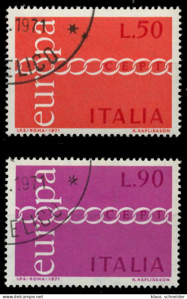 ITALIEN 1971 Nr 1335-1336 Gestempelt X02C78E - 1971-80: Oblitérés