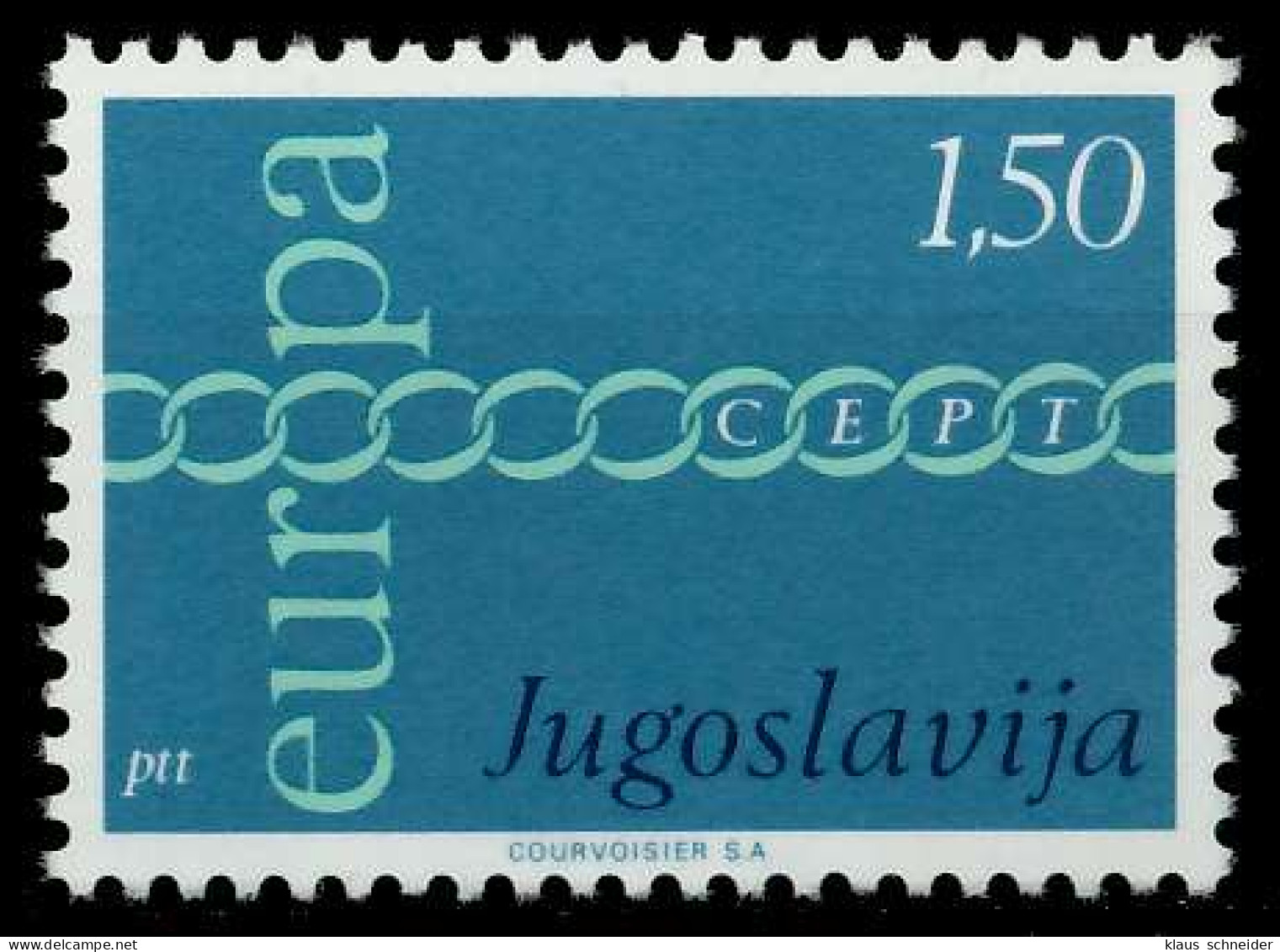 JUGOSLAWIEN 1971 Nr 1416 Postfrisch SAAA88A - Unused Stamps