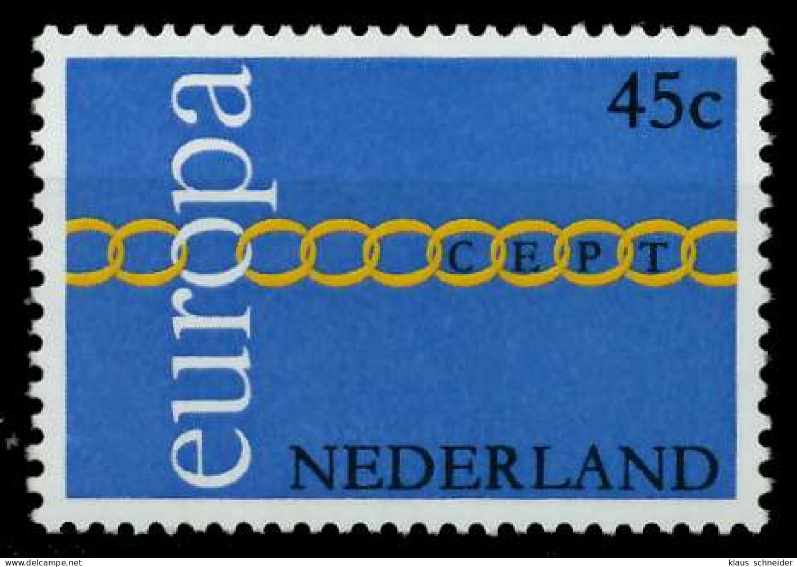 NIEDERLANDE 1971 Nr 964 Postfrisch SAAA972 - Unused Stamps