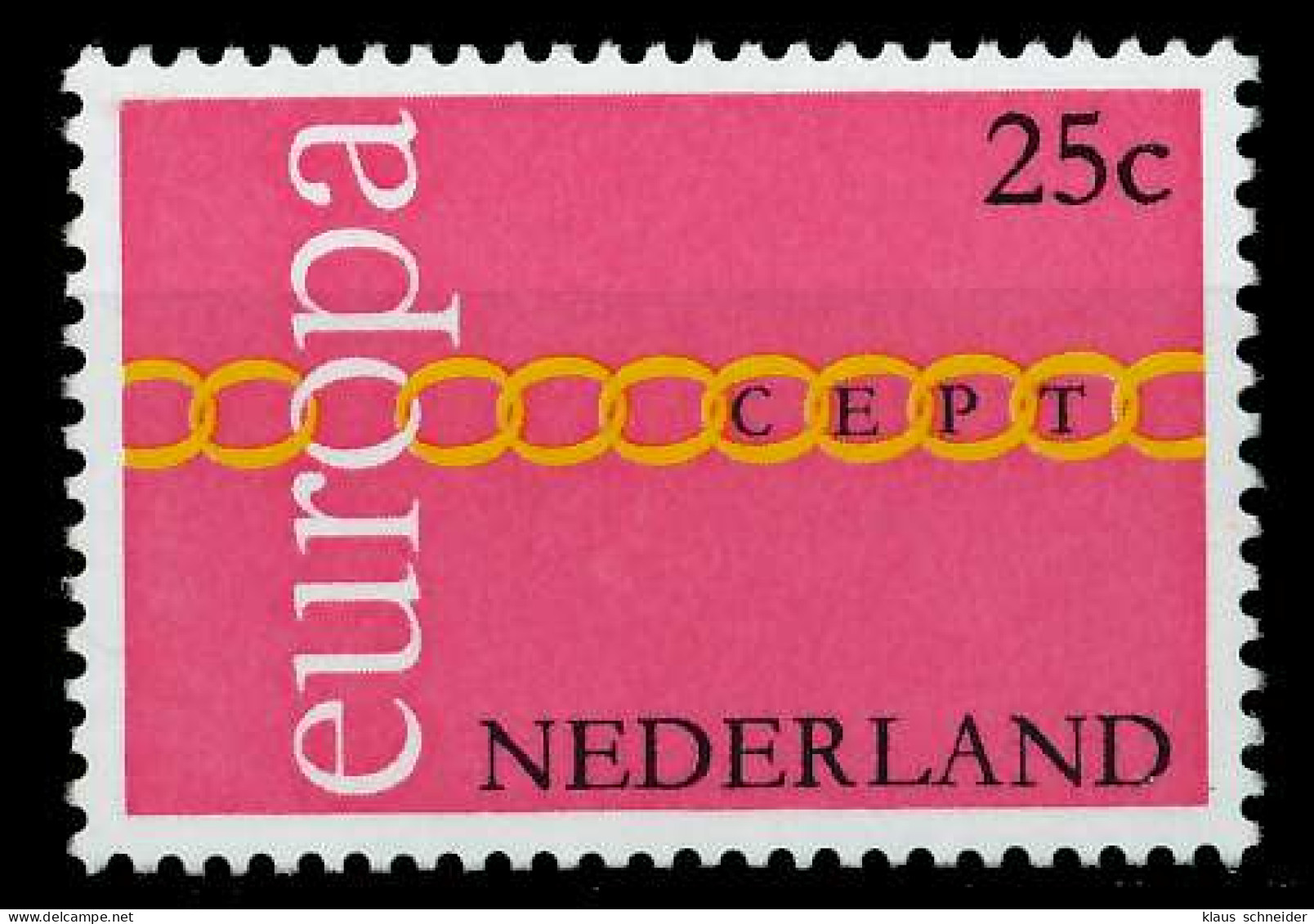 NIEDERLANDE 1971 Nr 963 Postfrisch SAAA95E - Unused Stamps