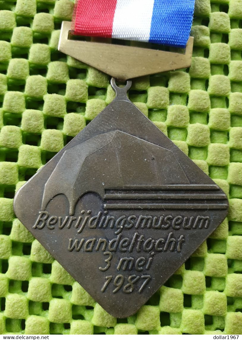 Medaile   : N.W.V. Bevrijdsmuseum Rijk Van Nijmegen Groesbeek -  Original Foto  !!  Medallion  Dutch . - Other & Unclassified