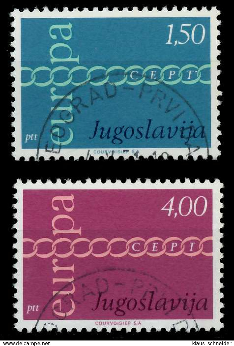 JUGOSLAWIEN 1971 Nr 1416-1417 Gestempelt X02C96A - Oblitérés