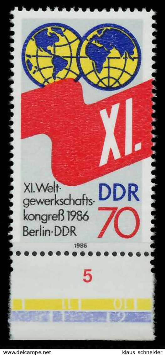 DDR 1986 Nr 3049 Postfrisch URA X034A92 - Neufs